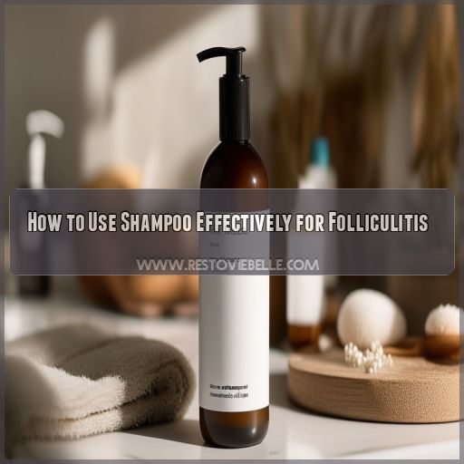 How to Use Shampoo Effectively for Folliculitis