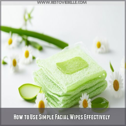 How to Use Simple Facial Wipes Effectively