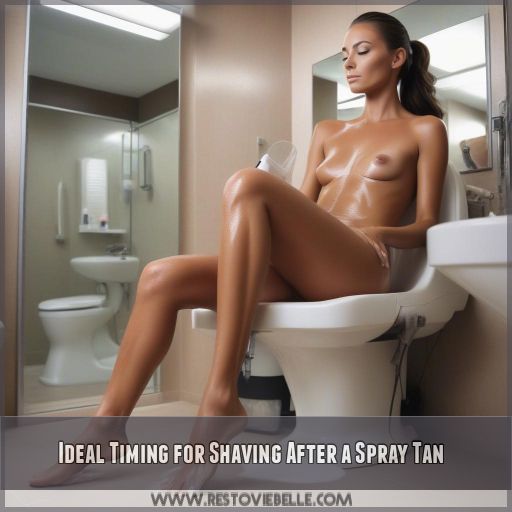 Ideal Timing for Shaving After a Spray Tan