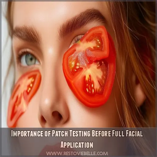 Importance of Patch Testing Before Full Facial Application