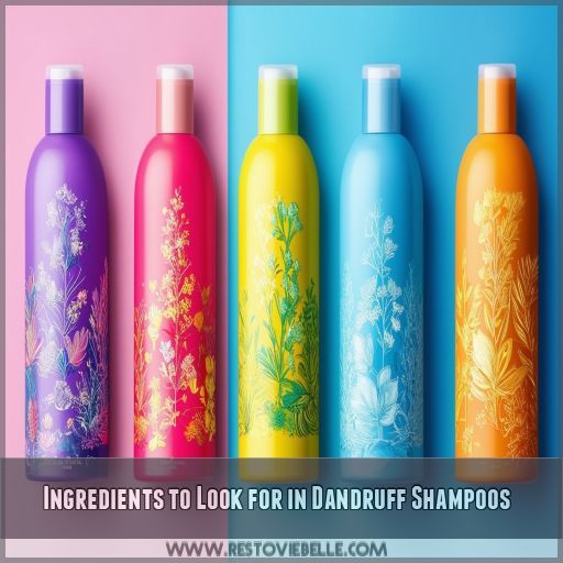 Ingredients to Look for in Dandruff Shampoos