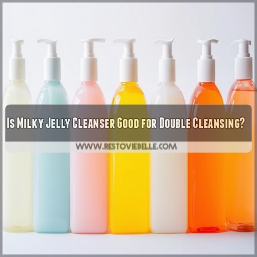 Is Milky Jelly Cleanser Good for Double Cleansing