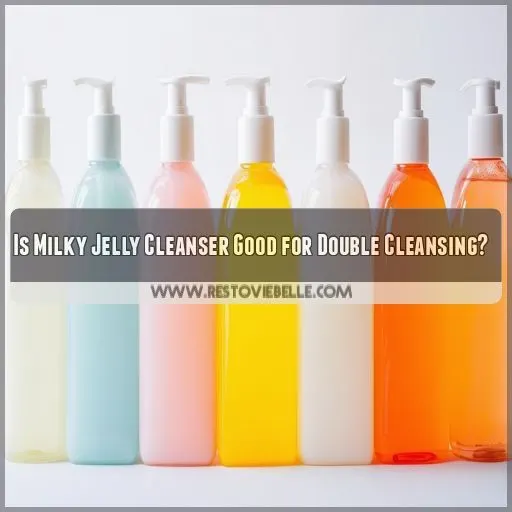 Is Milky Jelly Cleanser Good for Double Cleansing