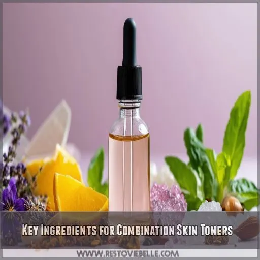 Key Ingredients for Combination Skin Toners