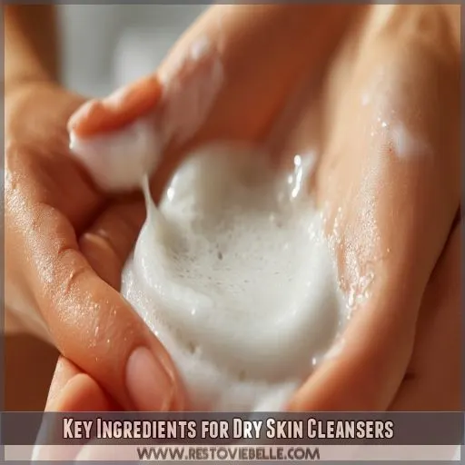 Key Ingredients for Dry Skin Cleansers