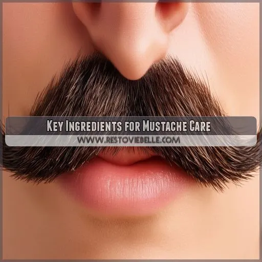 Key Ingredients for Mustache Care