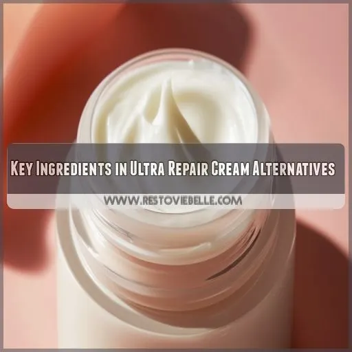 Key Ingredients in Ultra Repair Cream Alternatives