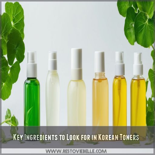 Key Ingredients to Look for in Korean Toners