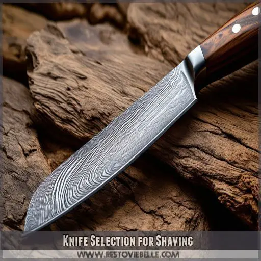 Knife Selection for Shaving