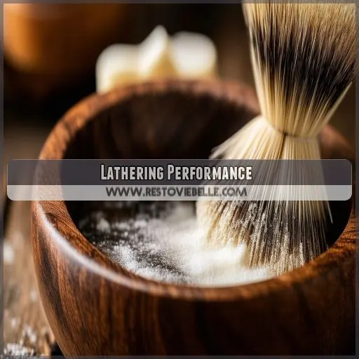 Lathering Performance