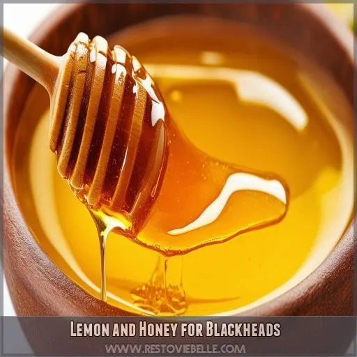 Lemon and Honey for Blackheads