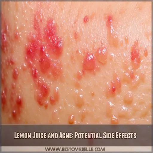 Lemon Juice and Acne: Potential Side Effects