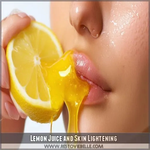 Lemon Juice and Skin Lightening