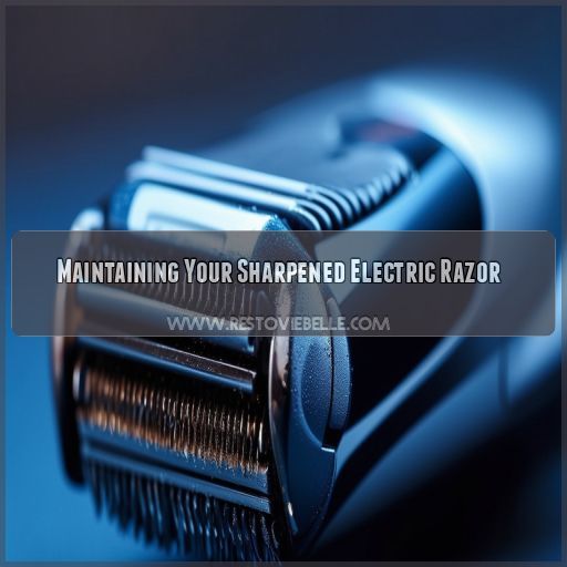 Maintaining Your Sharpened Electric Razor