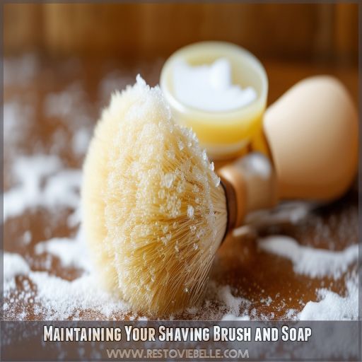 Maintaining Your Shaving Brush and Soap