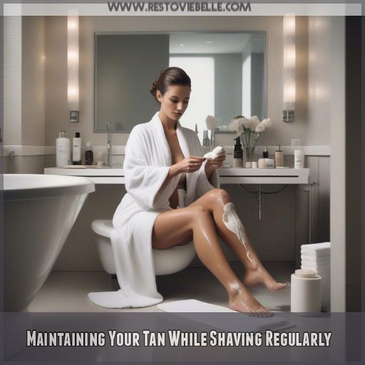 Maintaining Your Tan While Shaving Regularly