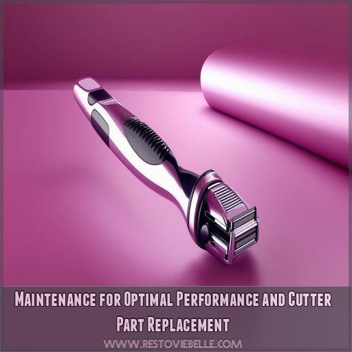 Maintenance for Optimal Performance and Cutter Part Replacement