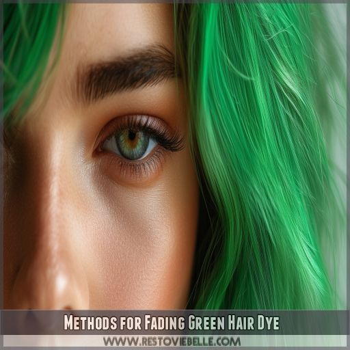 Methods for Fading Green Hair Dye