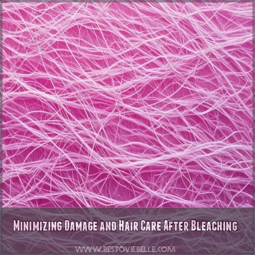 Minimizing Damage and Hair Care After Bleaching