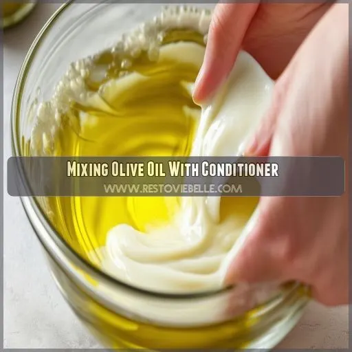 Mixing Olive Oil With Conditioner