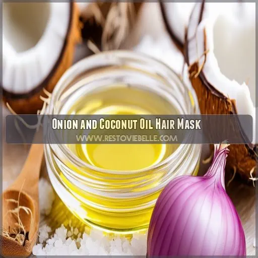 Onion and Coconut Oil Hair Mask