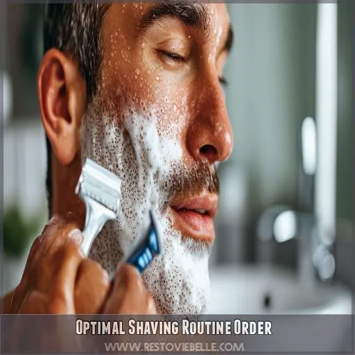 Optimal Shaving Routine Order