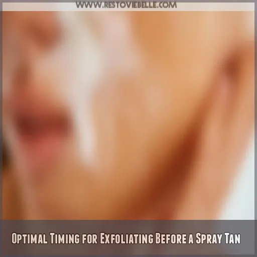 Optimal Timing for Exfoliating Before a Spray Tan