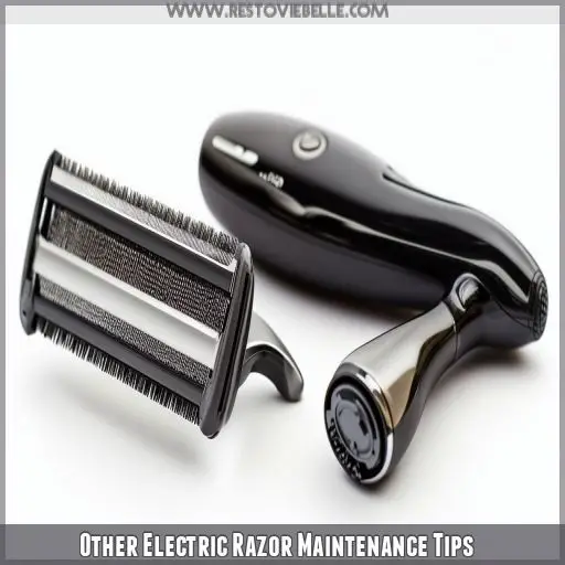 Other Electric Razor Maintenance Tips