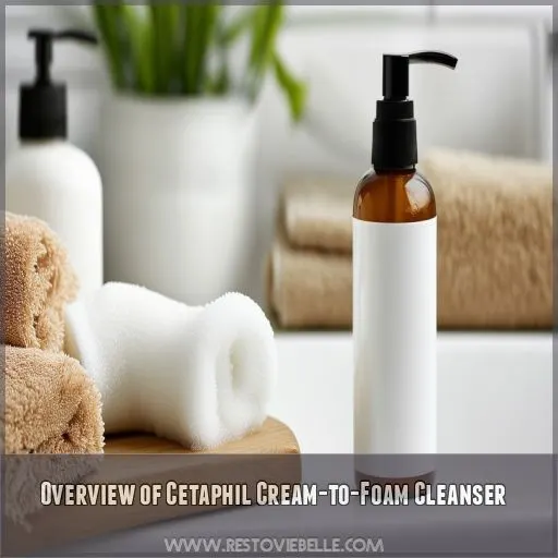 Overview of Cetaphil Cream-to-Foam Cleanser