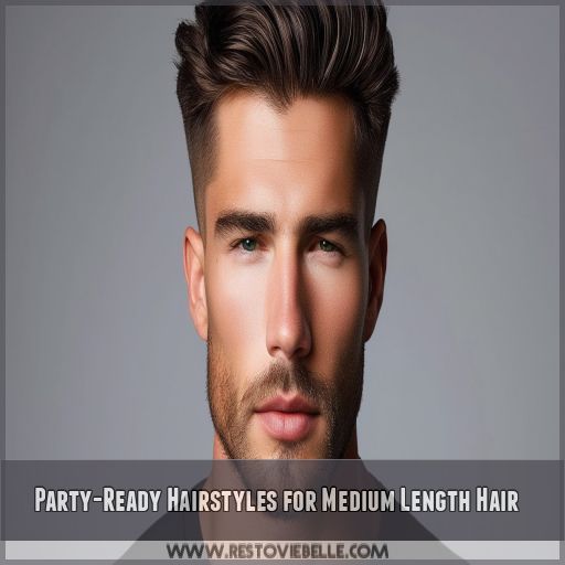 Party-Ready Hairstyles for Medium Length Hair