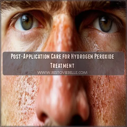 Post-Application Care for Hydrogen Peroxide Treatment