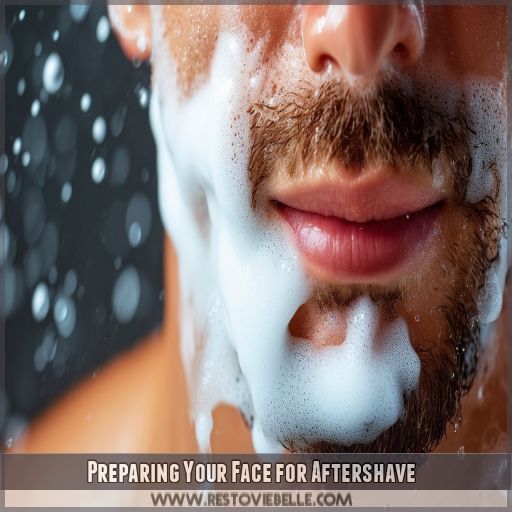 Preparing Your Face for Aftershave