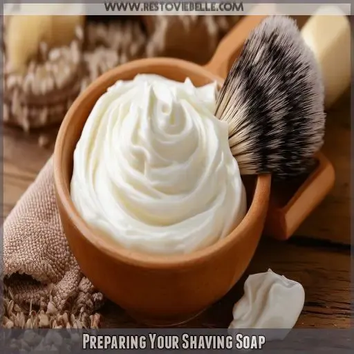 Preparing Your Shaving Soap