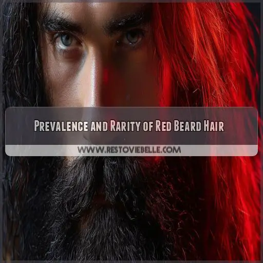 Prevalence and Rarity of Red Beard Hair