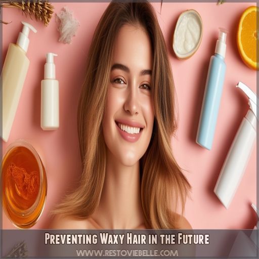Preventing Waxy Hair in the Future