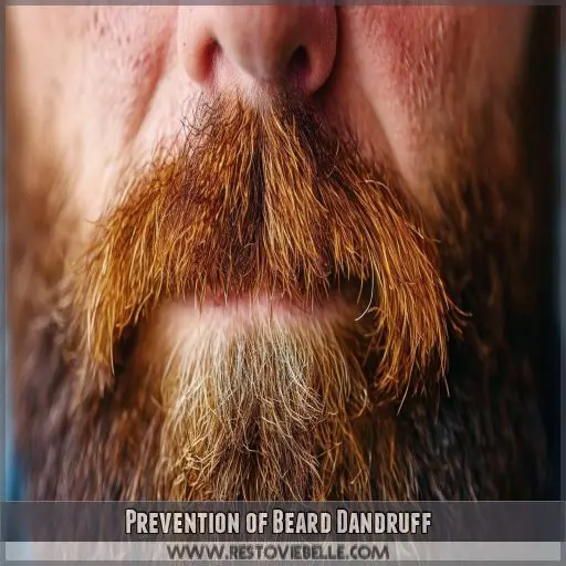 Prevention of Beard Dandruff