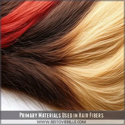 Primary Materials Used in Hair Fibers