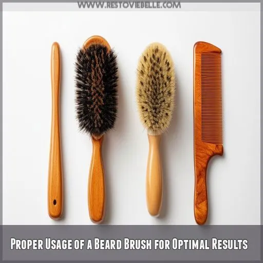 Proper Usage of a Beard Brush for Optimal Results