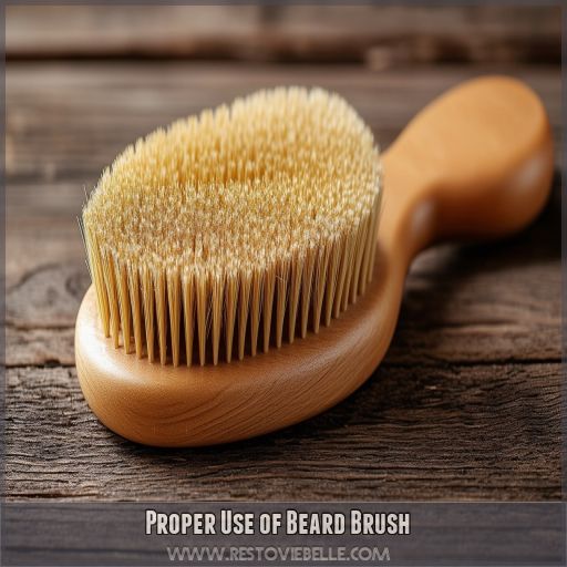 Proper Use of Beard Brush