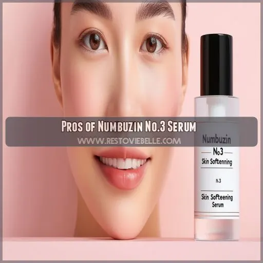 Pros of Numbuzin No.3 Serum