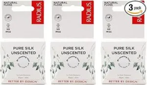 RADIUS Natural Unscented Silk Dental