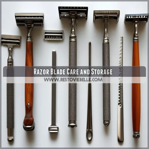 Razor Blade Care and Storage