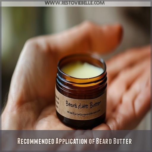 Recommended Application of Beard Butter