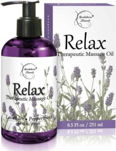 Relax Therapeutic Body Massage Oil