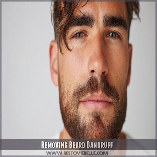 Removing Beard Dandruff