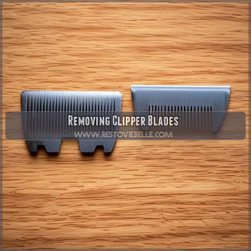 Removing Clipper Blades