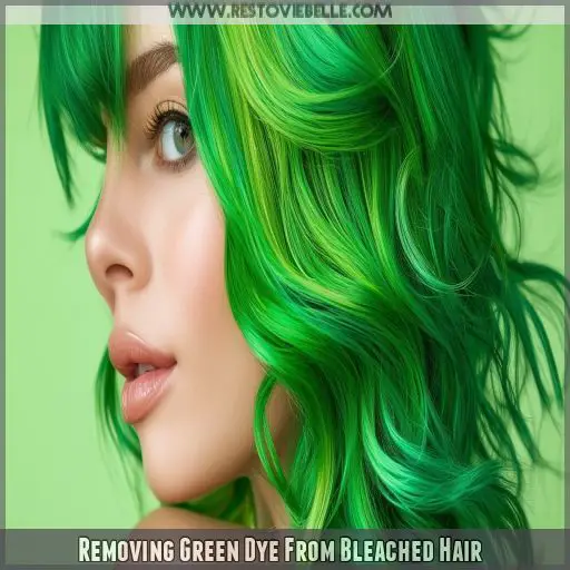 Removing Green Dye From Bleached Hair