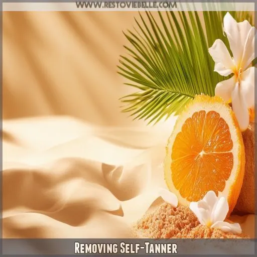 Removing Self-Tanner