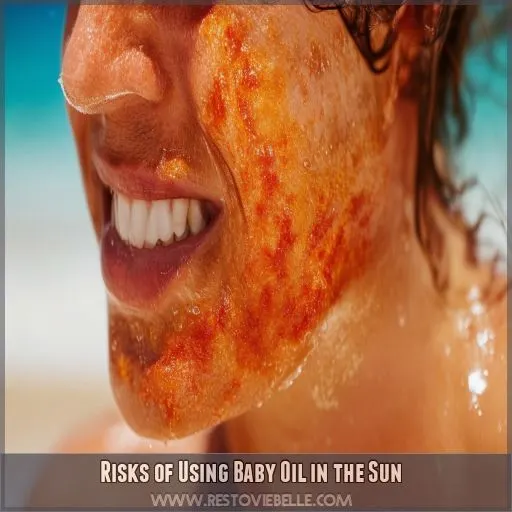 Risks of Using Baby Oil in the Sun