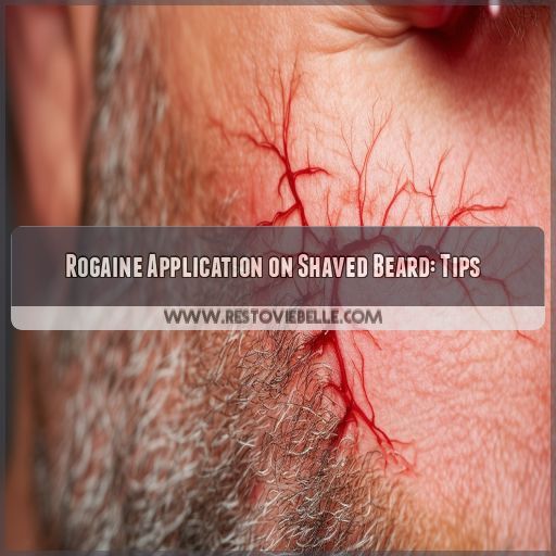 Rogaine Application on Shaved Beard: Tips